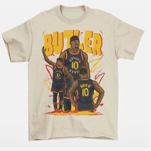 NEW Jimmy Butler III Cartoon Style Golden State Basketball T-Shirt